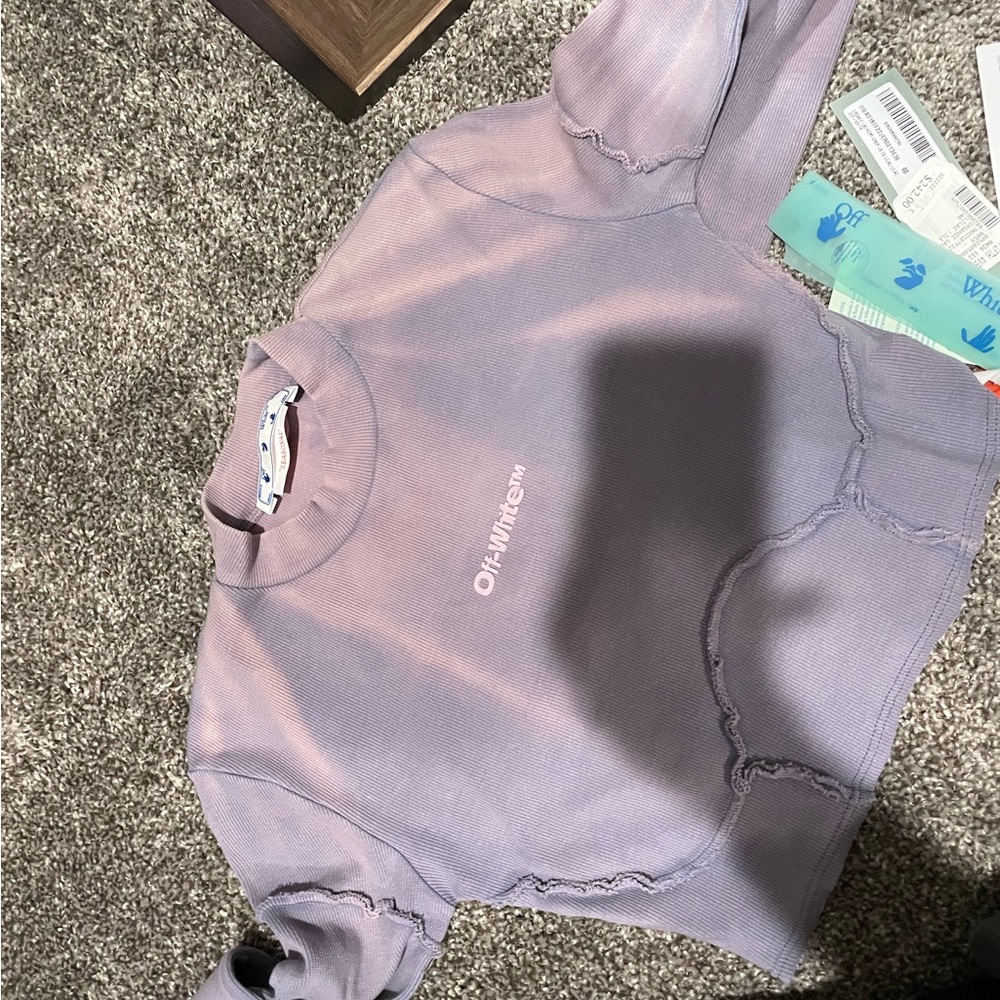 Off-white crop top